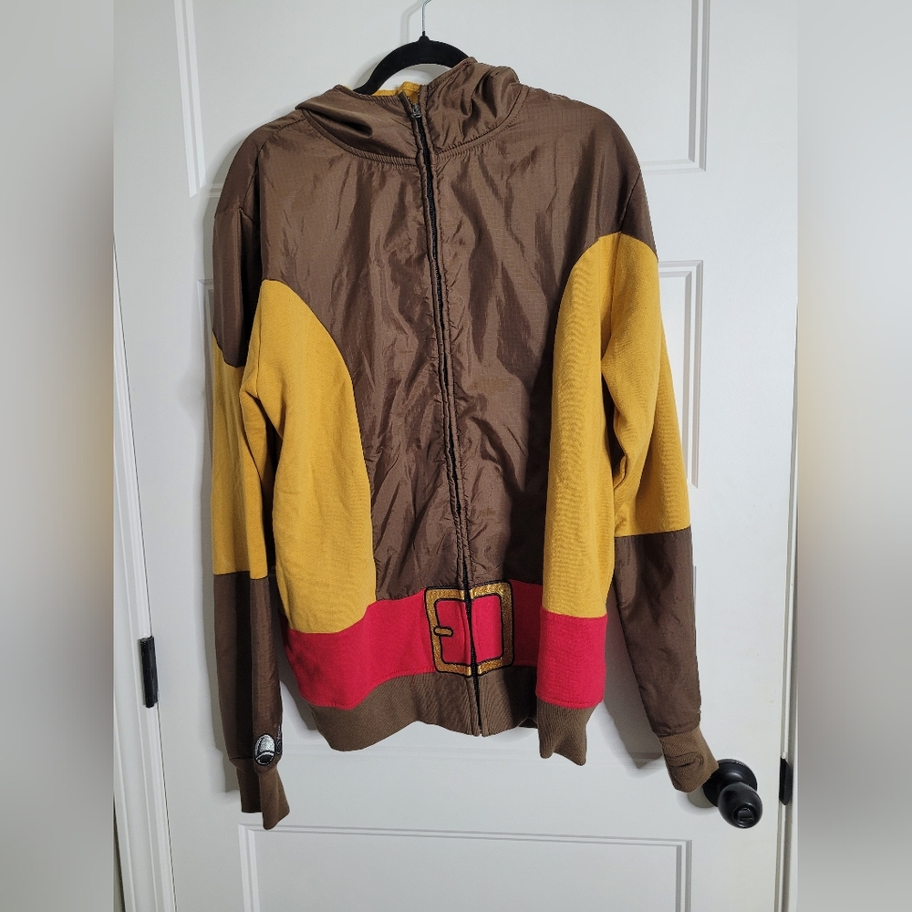 Marvel Wolverine Brown and Yellow Hooded Jacket